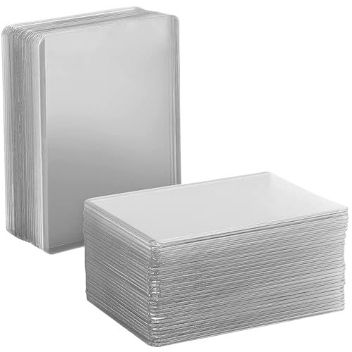 Licsaliwe Kartenärmel, 160pcs Kartensparer mit abgerundeten Kanten, 4x3 '' Beschützerhülsen für Handelskartenspeicher von Licsaliwe