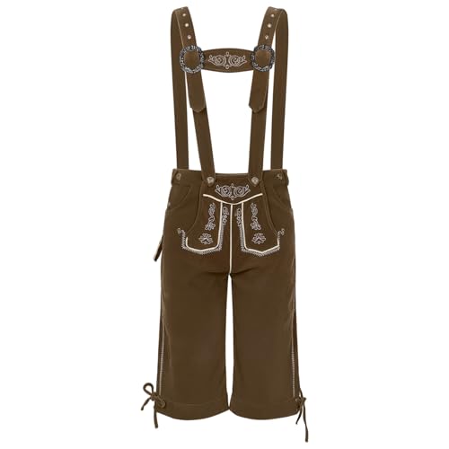 Licsaliwe Oktoberfest Kostüm Herren Bayerisches Kostüm mit exquisiter Stickerei Männliches Bierfest Outfit Set Halloween Kostüme für Erwachsene M von Licsaliwe