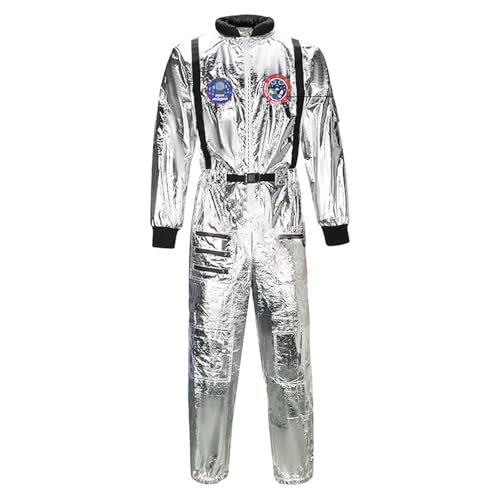 Licsaliwe Raumanzug-Kostüm für Kinder Polyester dehnbar für Kinder Raumanzug mit Rundhalsausschnitt Kleinkind Halloween-Overall für Cosplay Geburtstagsgeschenke L Licsaliwe Raumanzug-Kostüm für Kinder Polyester dehnbar für Kinder Raumanzug mit Rundhalsausschnitt Kleinkind Halloween-Overall für Cosplay Geburtstagsgeschenke L von Licsaliwe