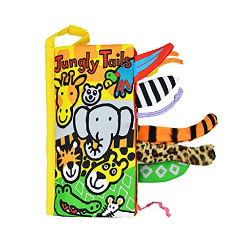 Licsaliwe Ruhiges Buch Montessori Spielzeug, Kinder Cartoon Stoffbuch, Stereo Animal Tails Kleinkindaktivitäten geschäftige, interaktive Entwicklung Spielzeug Dschungelschwanz Licsaliwe Ruhiges Buch Montessori Spielzeug, Kinder Cartoon Stoffbuch, Stereo Animal Tails Kleinkindaktivitäten geschäftige, interaktive Entwicklung Spielzeug Dschungelschwanz von Licsaliwe