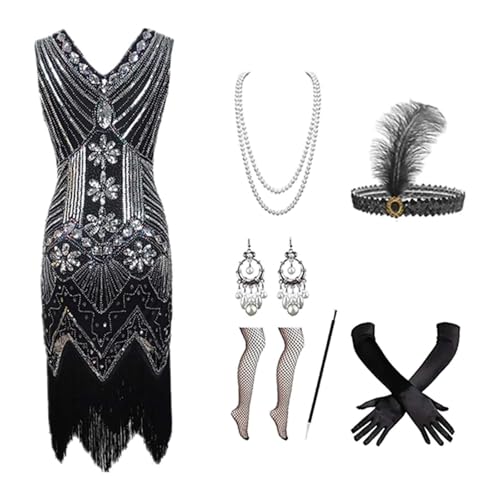 20er Jahre Kostüm Damen, Faschingskostüme Damen mit 20er Jahre Kleid Accessoires, Karneval Kostüm Damen, Flapper Kleid 103er Jahre Mit Pailletten Fransenkleid, Charleston Kleid, Peaky Blinders, Gatsby 20er Jahre Kostüm Damen, Faschingskostüme Damen mit 20er Jahre Kleid Accessoires, Karneval Kostüm Damen, Flapper Kleid 103er Jahre Mit Pailletten Fransenkleid, Charleston Kleid, Peaky Blinders, Gatsby von Lidssacde