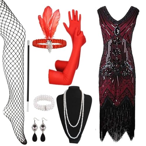 20er Jahre Kostüm Damen, Faschingskostüme Damen mit 20er Jahre Kleid Accessoires, Karneval Kostüm Damen, Flapper Kleid 181er Jahre Mit Pailletten Fransenkleid, Charleston Kleid, Peaky Blinders, Gatsby 20er Jahre Kostüm Damen, Faschingskostüme Damen mit 20er Jahre Kleid Accessoires, Karneval Kostüm Damen, Flapper Kleid 181er Jahre Mit Pailletten Fransenkleid, Charleston Kleid, Peaky Blinders, Gatsby von Lidssacde