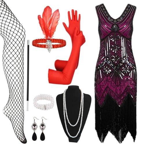 20er Jahre Kostüm Damen, Faschingskostüme Damen mit 20er Jahre Kleid Accessoires, Karneval Kostüm Damen, Flapper Kleid 202er Jahre Mit Pailletten Fransenkleid, Charleston Kleid, Peaky Blinders, Gatsby 20er Jahre Kostüm Damen, Faschingskostüme Damen mit 20er Jahre Kleid Accessoires, Karneval Kostüm Damen, Flapper Kleid 202er Jahre Mit Pailletten Fransenkleid, Charleston Kleid, Peaky Blinders, Gatsby von Lidssacde