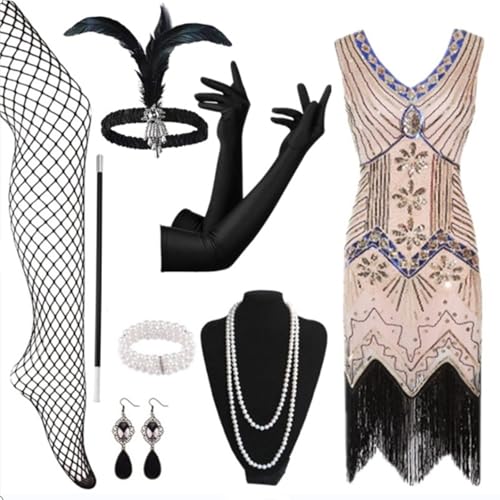 20er Jahre Kostüm Damen, Faschingskostüme Damen mit 20er Jahre Kleid Accessoires, Karneval Kostüm Damen, Flapper Kleid 210er Jahre Mit Pailletten Fransenkleid, Charleston Kleid, Peaky Blinders, Gatsby 20er Jahre Kostüm Damen, Faschingskostüme Damen mit 20er Jahre Kleid Accessoires, Karneval Kostüm Damen, Flapper Kleid 210er Jahre Mit Pailletten Fransenkleid, Charleston Kleid, Peaky Blinders, Gatsby von Lidssacde