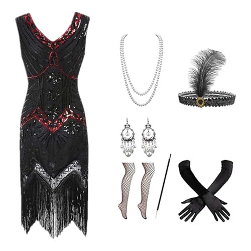 20er Jahre Kostüm Damen, Faschingskostüme Damen mit 20er Jahre Kleid Accessoires, Karneval Kostüm Damen, Flapper Kleid 26er Jahre Mit Pailletten Fransenkleid, Charleston Kleid, Peaky Blinders, Gatsby 20er Jahre Kostüm Damen, Faschingskostüme Damen mit 20er Jahre Kleid Accessoires, Karneval Kostüm Damen, Flapper Kleid 26er Jahre Mit Pailletten Fransenkleid, Charleston Kleid, Peaky Blinders, Gatsby von Lidssacde