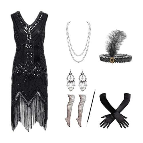 20er Jahre Kostüm Damen, Faschingskostüme Damen mit 20er Jahre Kleid Accessoires, Karneval Kostüm Damen, Flapper Kleid 42er Jahre Mit Pailletten Fransenkleid, Charleston Kleid, Peaky Blinders, Gatsby 20er Jahre Kostüm Damen, Faschingskostüme Damen mit 20er Jahre Kleid Accessoires, Karneval Kostüm Damen, Flapper Kleid 42er Jahre Mit Pailletten Fransenkleid, Charleston Kleid, Peaky Blinders, Gatsby von Lidssacde