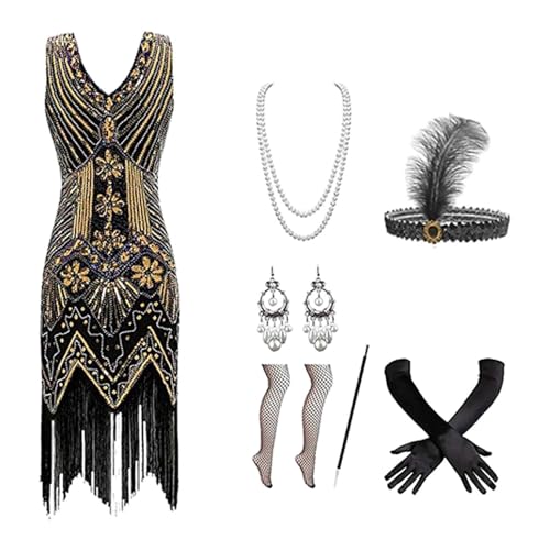 20er Jahre Kostüm Damen, Faschingskostüme Damen mit 20er Jahre Kleid Accessoires, Karneval Kostüm Damen, Flapper Kleid 68er Jahre Mit Pailletten Fransenkleid, Charleston Kleid, Peaky Blinders, Gatsby 20er Jahre Kostüm Damen, Faschingskostüme Damen mit 20er Jahre Kleid Accessoires, Karneval Kostüm Damen, Flapper Kleid 68er Jahre Mit Pailletten Fransenkleid, Charleston Kleid, Peaky Blinders, Gatsby von Lidssacde