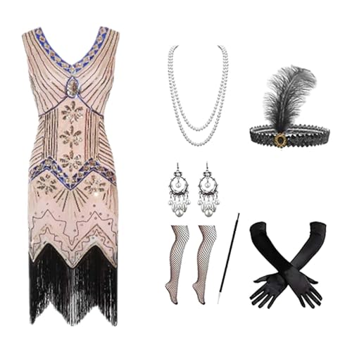 20er Jahre Kostüm Damen, Faschingskostüme Damen mit 20er Jahre Kleid Accessoires, Karneval Kostüm Damen, Flapper Kleid 89er Jahre Mit Pailletten Fransenkleid, Charleston Kleid, Peaky Blinders, Gatsby 20er Jahre Kostüm Damen, Faschingskostüme Damen mit 20er Jahre Kleid Accessoires, Karneval Kostüm Damen, Flapper Kleid 89er Jahre Mit Pailletten Fransenkleid, Charleston Kleid, Peaky Blinders, Gatsby von Lidssacde