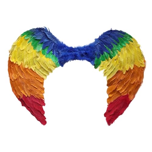 Lidssacde Engel Kostüm Damen - Engelsflügel Kostüm Damen Engel und Teufel Flügel Engelskostüm Devil Costume für Halloween Karneval von Lidssacde