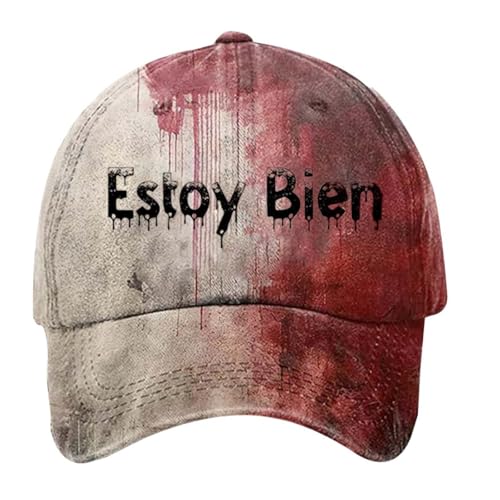 Lidssacde Halloween Baseball Caps Unisex - Problem Gelöst, I'm Ok It's Not My Blood Cap Herren Damen Blutspritzer Muster Horror Hat Halloween Kopfbedeckung Gruselig Erwachsene Lidssacde Halloween Baseball Caps Unisex - Problem Gelöst, I'm Ok It's Not My Blood Cap Herren Damen Blutspritzer Muster Horror Hat Halloween Kopfbedeckung Gruselig Erwachsene von Lidssacde