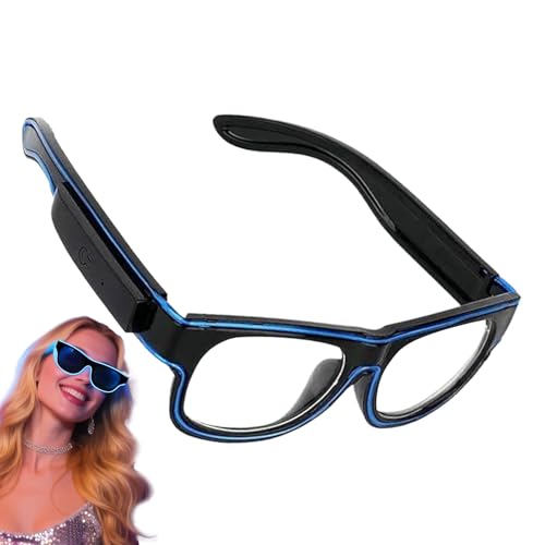 Lieawy Leuchtende Brille,LED Sonnenbrille mit Beleuchtung | Leuchtende Accessoires Für Kinder Und Erwachsene Tanz Kostümparty Pool Halloween Lieawy Leuchtende Brille,LED Sonnenbrille mit Beleuchtung | Leuchtende Accessoires Für Kinder Und Erwachsene Tanz Kostümparty Pool Halloween von Lieawy