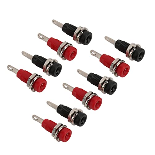 LiebeWH J.40003 2 Mm Bananen -Jack -Bananen Jackadapteradapter für Panel Mount Klemmenblockadapter für den Klemme Block des Panel Mount Blocks mit Innerer Federplatte Schwarz und LiebeWH J.40003 2 Mm Bananen -Jack -Bananen Jackadapteradapter für Panel Mount Klemmenblockadapter für den Klemme Block des Panel Mount Blocks mit Innerer Federplatte Schwarz und von LiebeWH