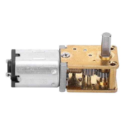 LiebeWH Mini -Zahnradmotor -Mikro Wurm Zahnrad Reduzierbürste DC Motoren Mini Reduziermotor für Elektronische Schlösser Intelligent (DC3V 16RPM) von LiebeWH