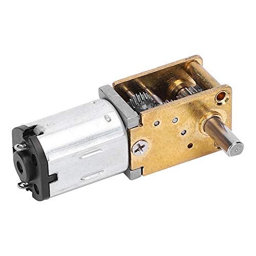 LiebeWH Mini -Zahnradmotor -Mikro Wurm Zahnrad Reduzierbürste DC Motoren Mini Reduziermotor für Elektronische Schlösser Intelligent (DC3V 30RPM) von LiebeWH