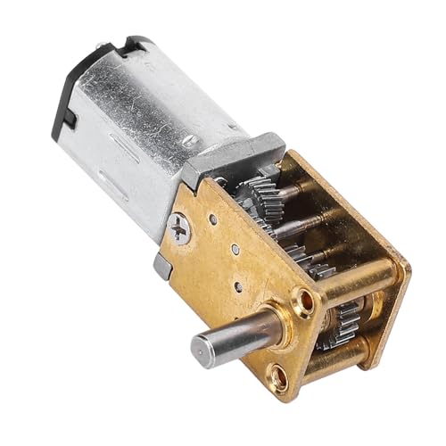 LiebeWH Mini -Zahnradmotor -Mikro Wurm Zahnrad Reduzierbürste DC Motoren Mini Reduziermotor für Elektronische Schlösser Intelligent (DC6V 35RPM) von LiebeWH