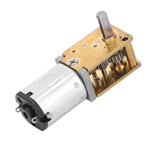 LiebeWH Mini -Zahnradmotor -Mikro Wurm Zahnrad Reduzierbürste DC Motoren Mini Reduziermotor für Elektronische Schlösser Intelligent (DC6V 70RPM) von LiebeWH
