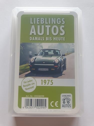 Lieblings Autos Auto Quartett 1975 Baujahr Geburtsjahr 50. Geburtstag Geschenk Spielkarten Neu von Lieblings Autos