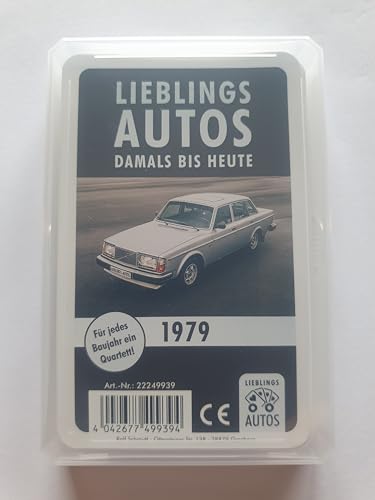 Lieblings Autos Auto Quartett 1979 Baujahr Geburtsjahr 46. Geburtstag Geschenk Spielkarten Neu von Lieblings Autos