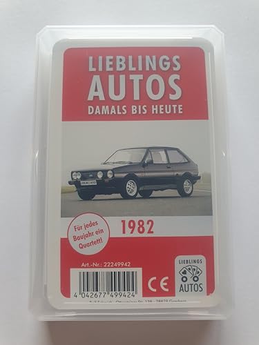 Lieblings Autos Auto Quartett 1982 Baujahr Geburtsjahr 43. Geburtstag Geschenk Spielkarten Neu von Lieblings Autos