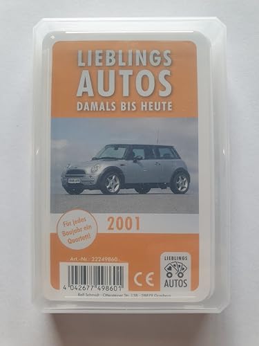 Lieblings Autos Auto Quartett 2001 Baujahr Geburtsjahr 24. Geburtstag Geschenk Spielkarten Neu von Lieblings Autos