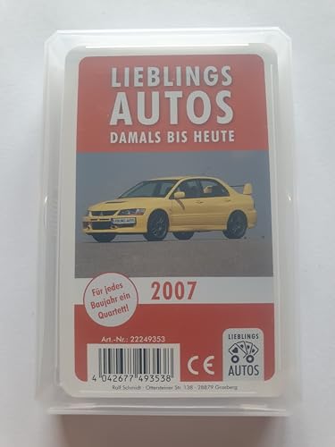Lieblings Autos Auto Quartett 2007 Baujahr Geburtsjahr 18. Geburtstag Geschenk Spielkarten Neu Lieblings Autos Auto Quartett 2007 Baujahr Geburtsjahr 18. Geburtstag Geschenk Spielkarten Neu von Lieblings Autos