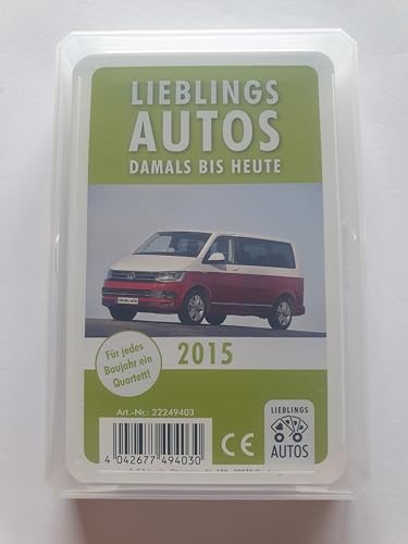 Lieblings Autos Auto Quartett 2015 Baujahr Geburtsjahr 10. Geburtstag Geschenk Spielkarten Neu von Lieblings Autos