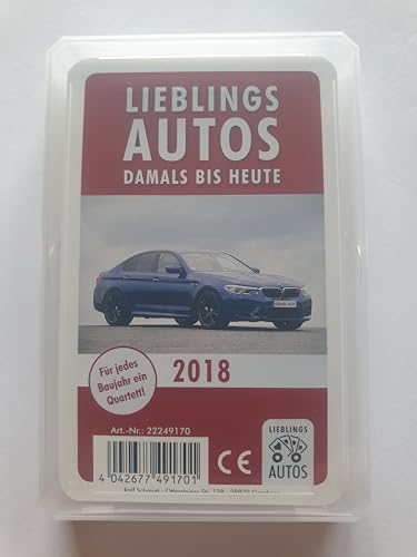 Lieblings Autos Auto Quartett 2018 Baujahr Geburtsjahr 7. Geburtstag Geschenk Spielkarten Neu von Lieblings Autos