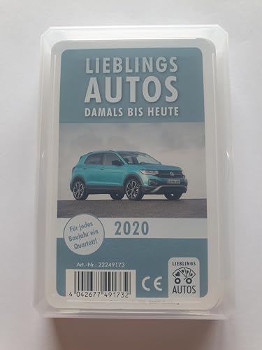 Lieblings Autos Auto Quartett 2020 Baujahr Geburtsjahr 5. Geburtstag Geschenk Spielkarten Neu von Lieblings Autos