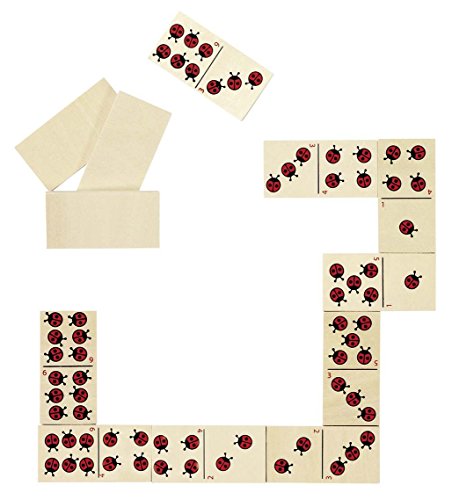 1 Stück Dominospiel Marienkäfer - (Preis pro Stück) von Lieferant