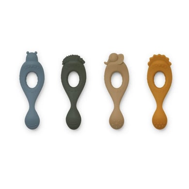 LIEWOOD Liva silicone spoon 4er Pack LIEWOOD Liva silicone spoon 4er Pack von Liewood