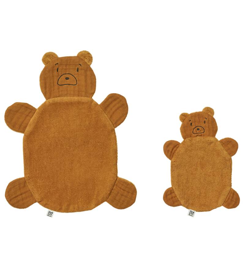 Liewood Babytücher - 2er-Pack - Janai - Mr Bear/Golden Caramel - Liewood - One Size - Schmusetücher Liewood Babytücher - 2er-Pack - Janai - Mr Bear/Golden Caramel - Liewood - One Size - Schmusetücher von Liewood