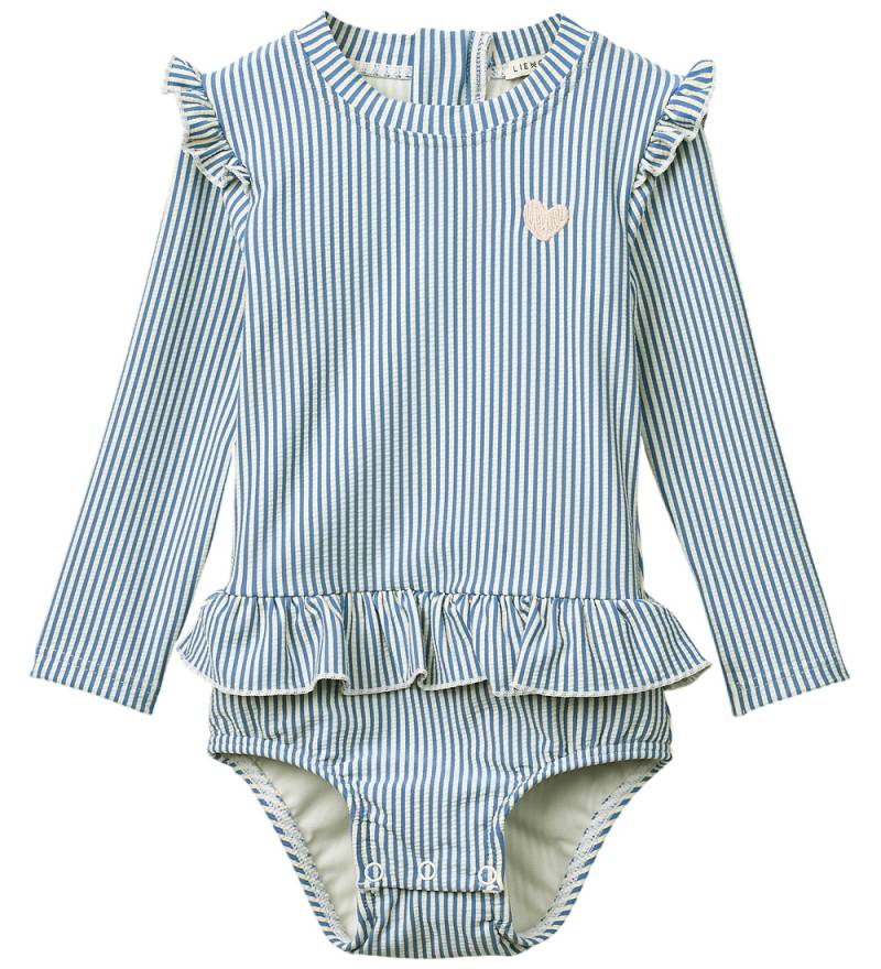 Liewood Badeanzug - Sille Baby - Riverside/Creme De La Creme - Liewood - 1 Jahr (80) - Bademode von Liewood