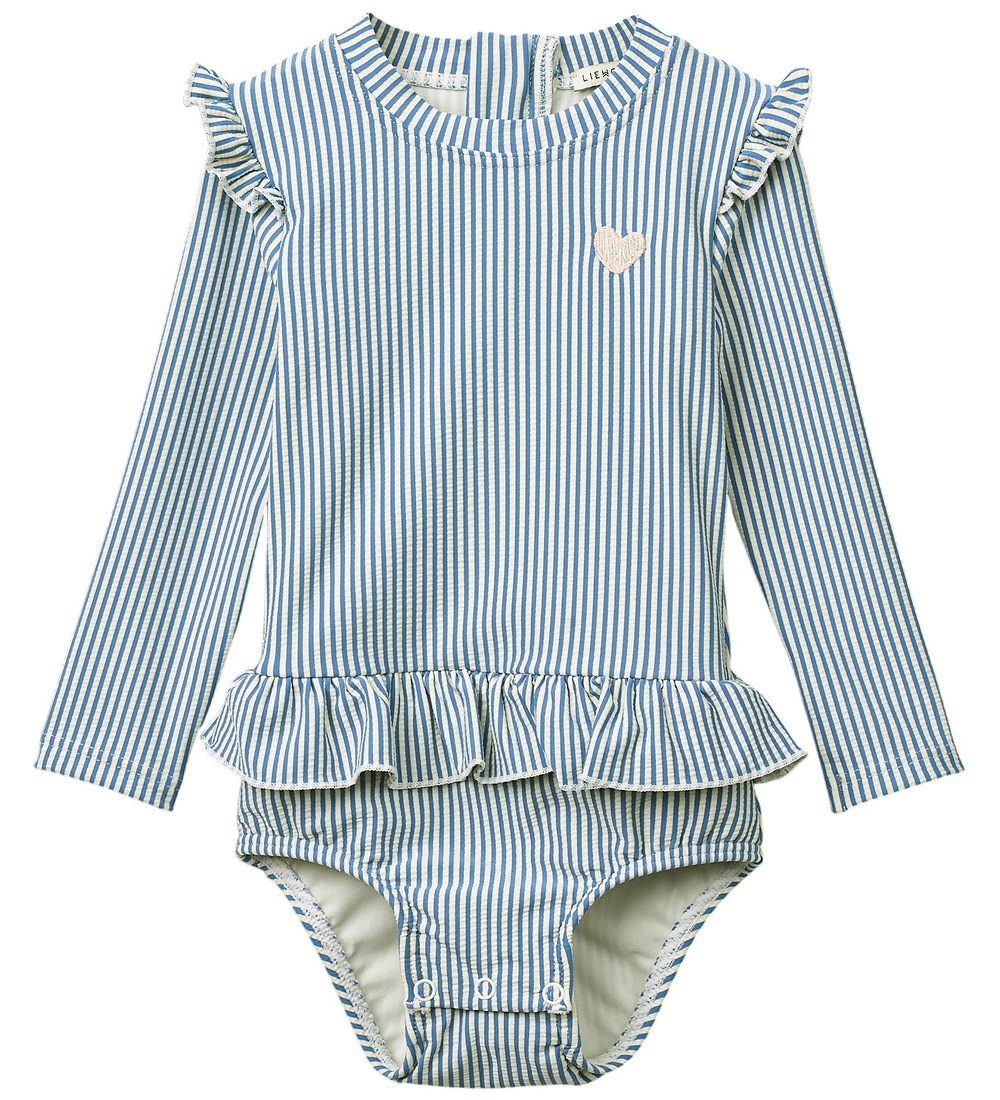 Liewood Badeanzug - Sille Baby - Riverside/Creme De La Creme - Liewood - 74 - Bademode von Liewood