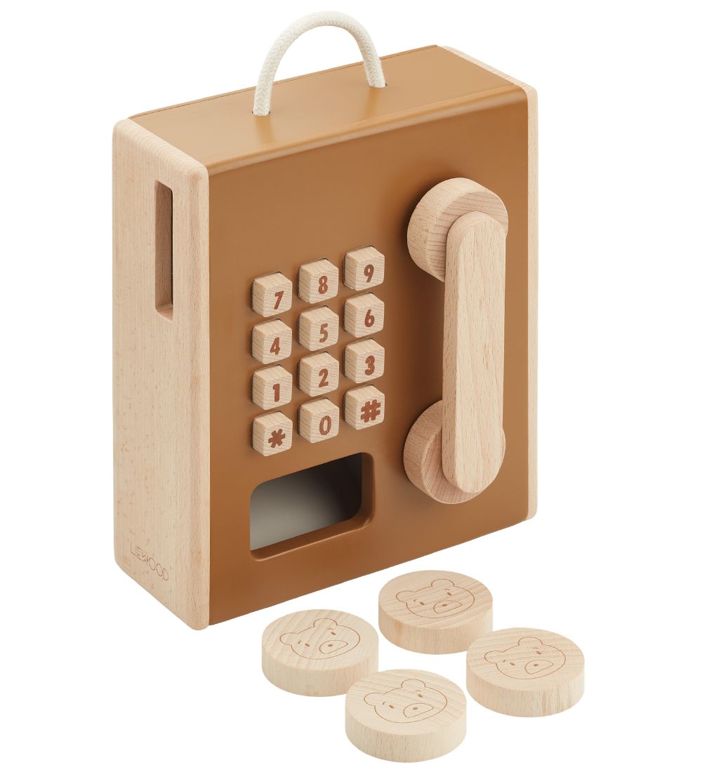 Liewood Holzspielzeug - Telefon - Rufus - Golden Caramel Multi M - Liewood - One Size - Telefone Liewood Holzspielzeug - Telefon - Rufus - Golden Caramel Multi M - Liewood - One Size - Telefone von Liewood