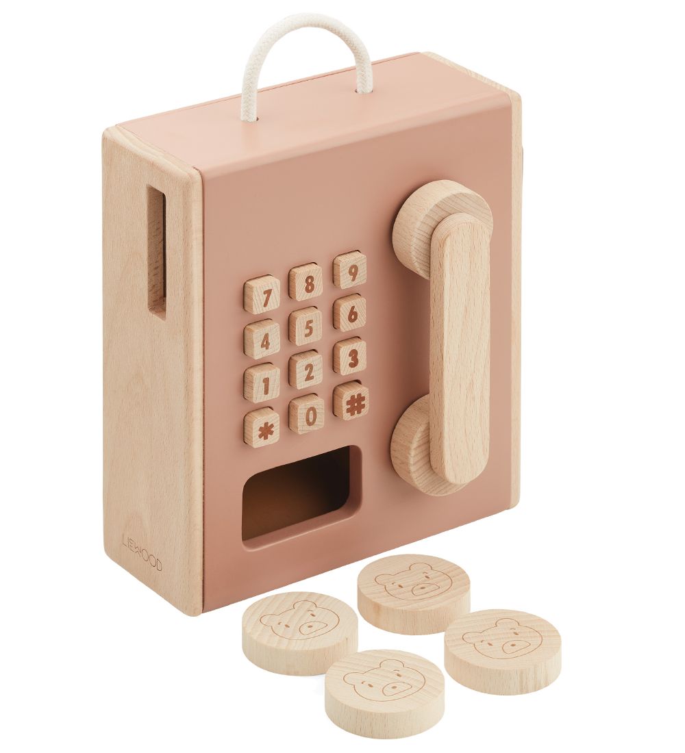Liewood Holzspielzeug - Telefon - Rufus - Toskana Rose Multi Mix - Liewood - One Size - Telefone Liewood Holzspielzeug - Telefon - Rufus - Toskana Rose Multi Mix - Liewood - One Size - Telefone von Liewood