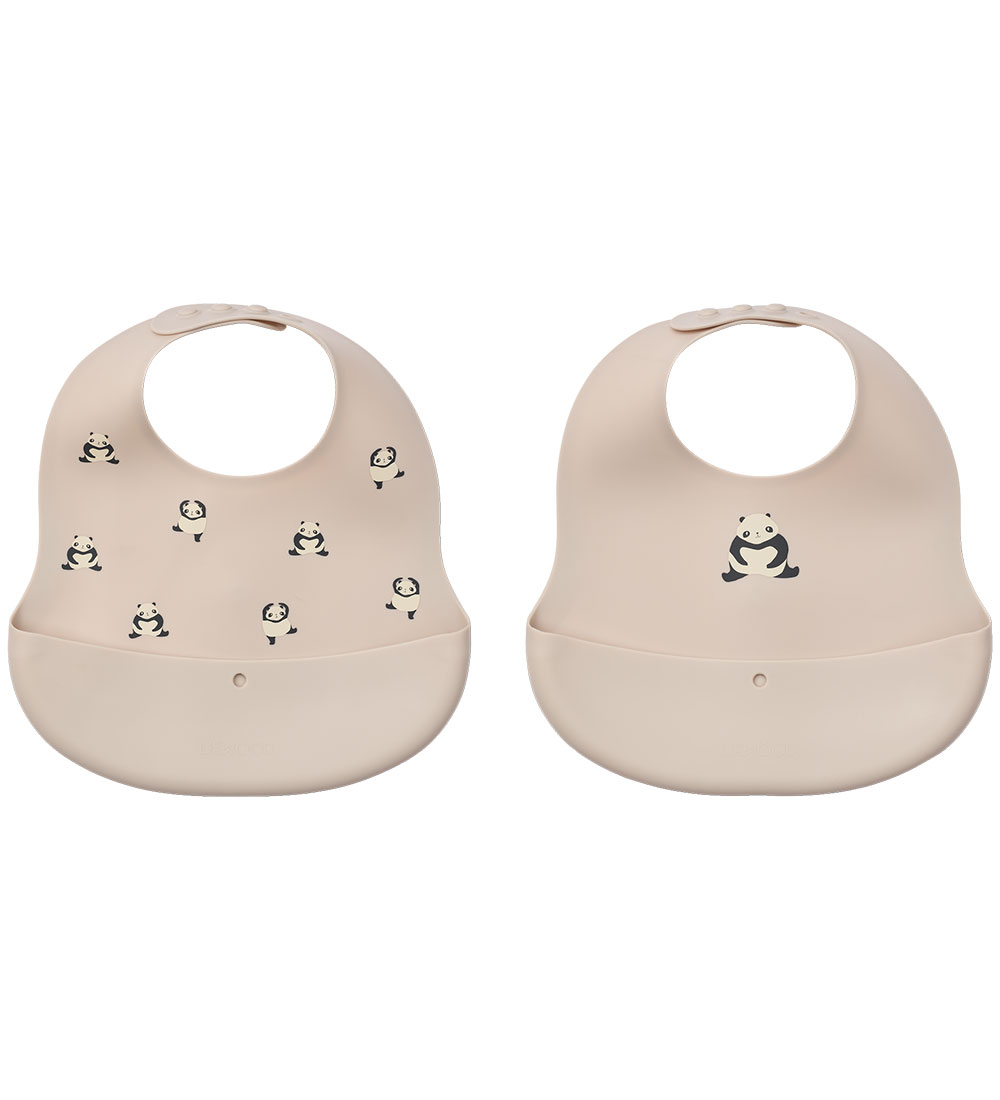 Liewood Lätzchen - 2er-Pack - Ember - Panda/Sandy - Liewood - One Size - Lätzchen von Liewood