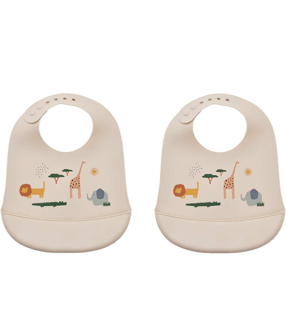 Liewood Lätzchen - 2er-Pack - Silikon - Tilda - Safari Sandy Mix - Liewood - One Size - Lätzchen Liewood Lätzchen - 2er-Pack - Silikon - Tilda - Safari Sandy Mix - Liewood - One Size - Lätzchen von Liewood
