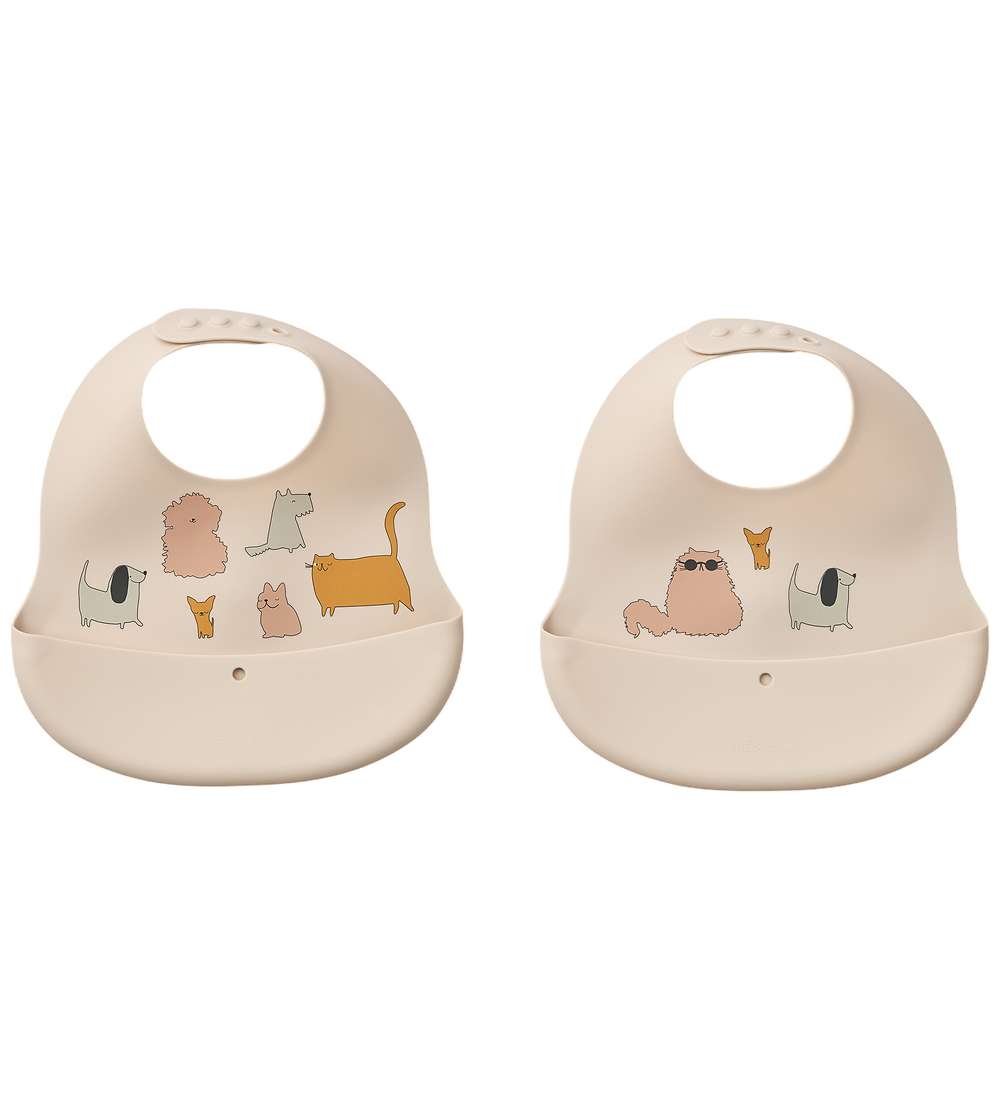 Liewood Lätzchen - Silikon - 2er-Pack - Ember - Katzen Ente Hund - Liewood - One Size - Lätzchen Liewood Lätzchen - Silikon - 2er-Pack - Ember - Katzen Ente Hund - Liewood - One Size - Lätzchen von Liewood