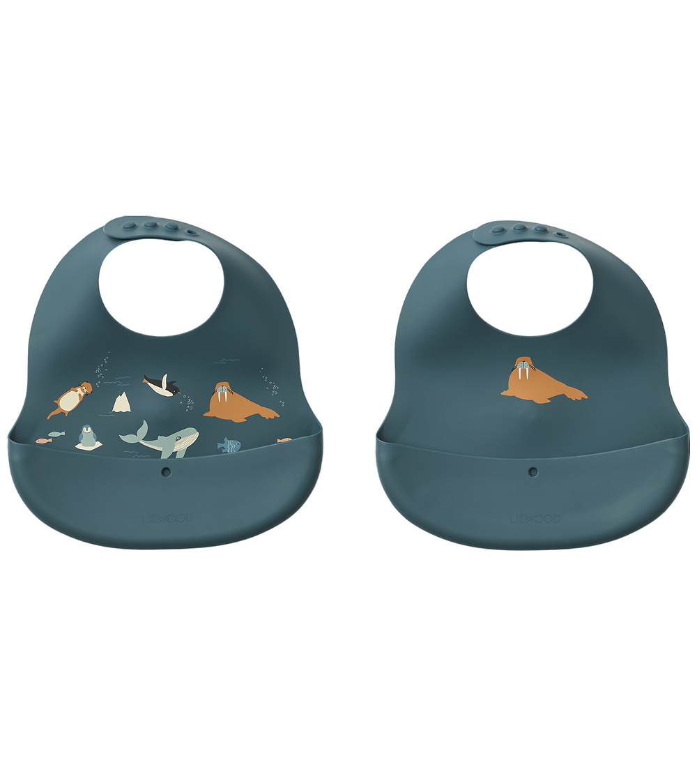 Liewood Lätzchen - Silikon - 2er-Pack - Glut - Arctic Sea/Ocean - Liewood - One Size - Lätzchen Liewood Lätzchen - Silikon - 2er-Pack - Glut - Arctic Sea/Ocean - Liewood - One Size - Lätzchen von Liewood