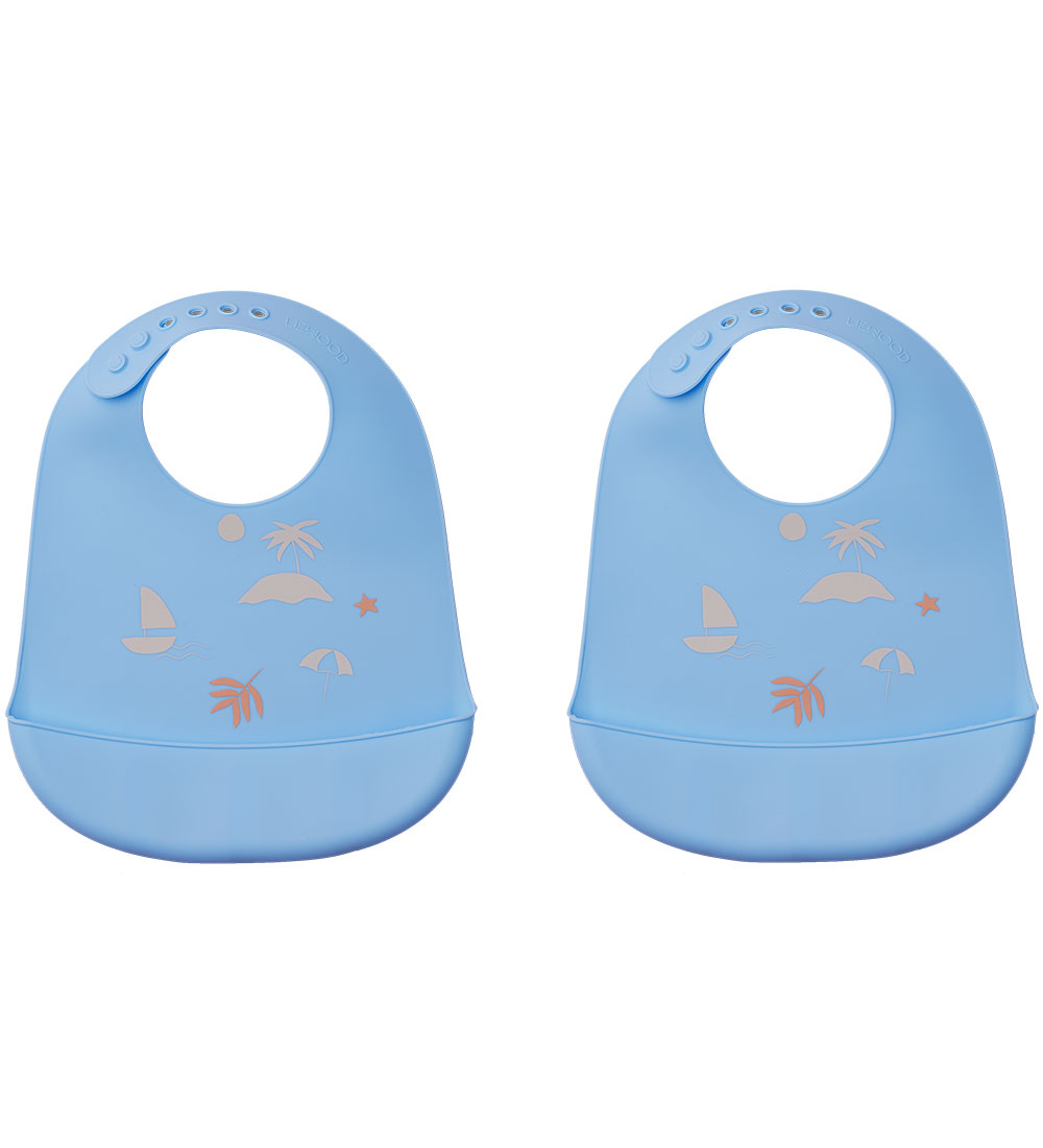 Liewood Lätzchen - Silikon - 2er-Pack - Tilda - Seaside Sky Blue - Liewood - One Size - Lätzchen Liewood Lätzchen - Silikon - 2er-Pack - Tilda - Seaside Sky Blue - Liewood - One Size - Lätzchen von Liewood