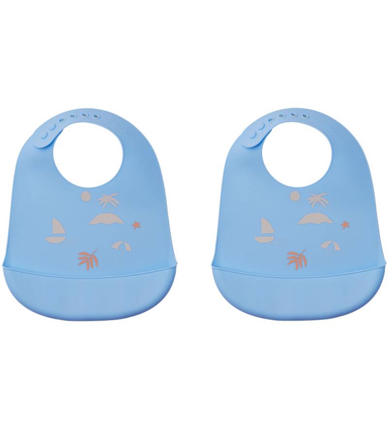 Liewood Lätzchen - Silikon - 2er-Pack - Tilda - Seaside Sky Blue - Liewood - One Size - Lätzchen Liewood Lätzchen - Silikon - 2er-Pack - Tilda - Seaside Sky Blue - Liewood - One Size - Lätzchen von Liewood
