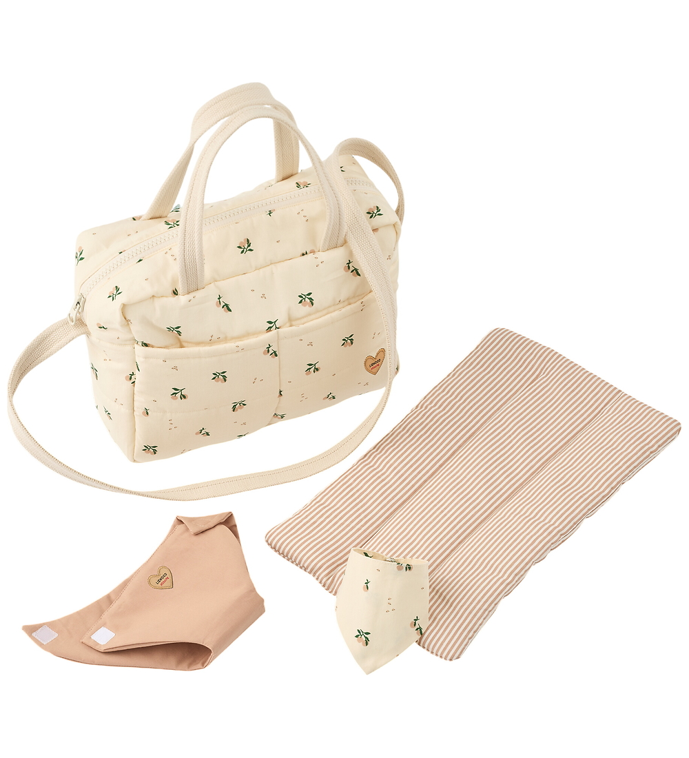 Liewood Puppen-Wickeltasche - Neoma - Peach/Pale Toskana Mix - Liewood - One Size - Puppenzubehör von Liewood
