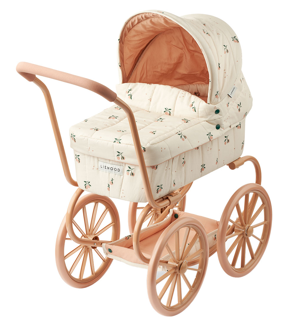 Liewood Puppenwagen - Adaline Doll Pram - Peach/Sea Shell - Liewood - One Size - Puppenwagen von Liewood