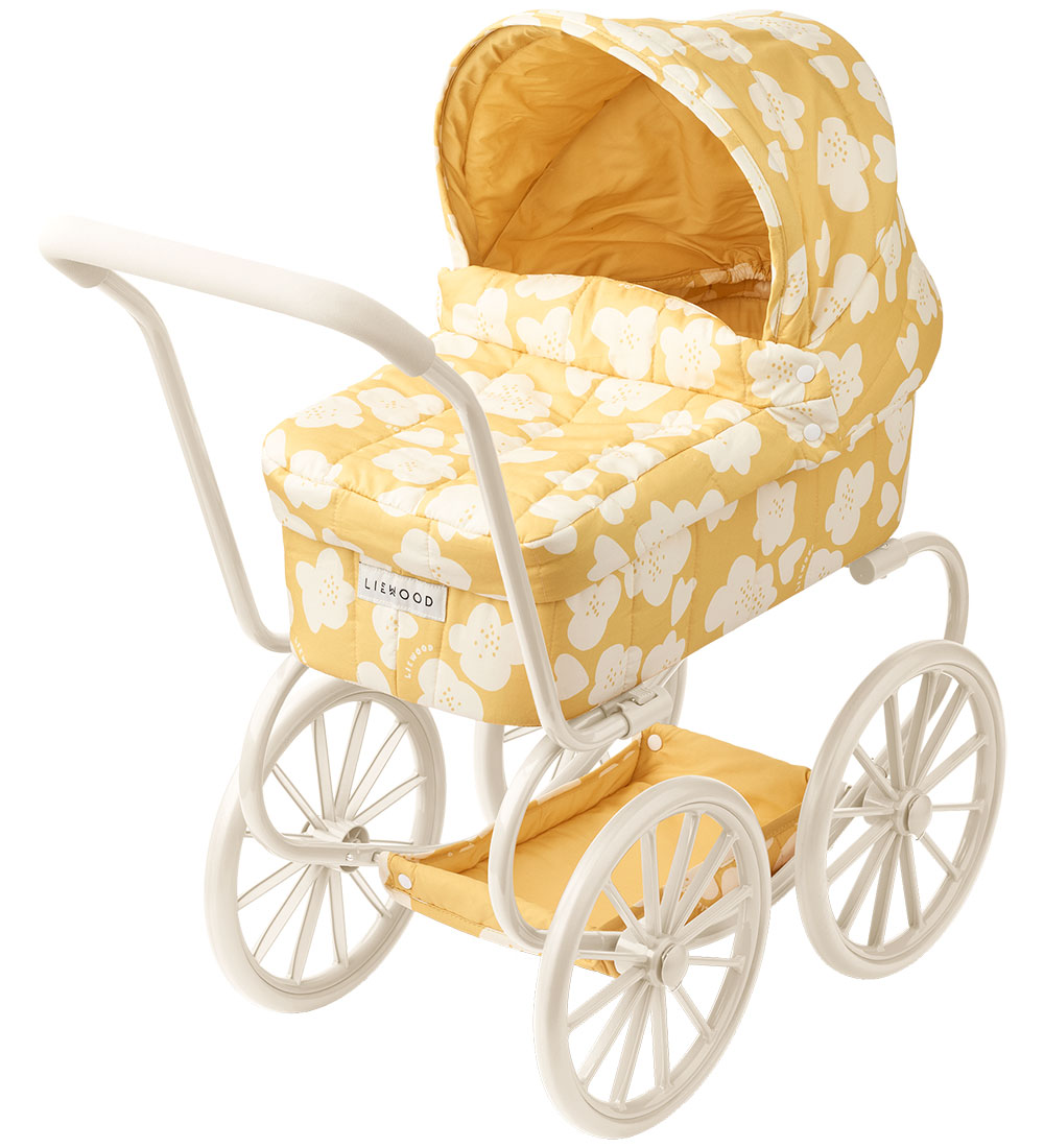 Liewood Puppenwagen - Adaline - Flower/Lemon Yellow - Liewood - One Size - Puppenwagen Liewood Puppenwagen - Adaline - Flower/Lemon Yellow - Liewood - One Size - Puppenwagen von Liewood