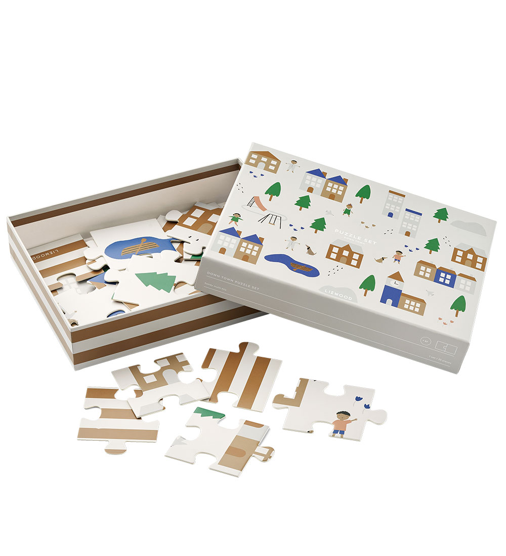 Liewood Puzzlespiel - 35 Teile - Jimmie - Downtowm/Sandy - Liewood - One Size - Puzzlespiele Liewood Puzzlespiel - 35 Teile - Jimmie - Downtowm/Sandy - Liewood - One Size - Puzzlespiele von Liewood