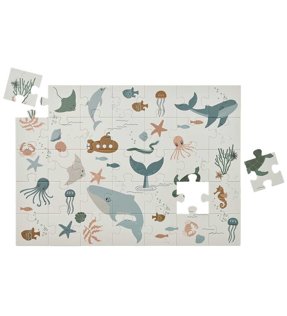 Liewood Puzzlespiel - 35 Teile - Jimmie - Sea Kreaturen - Liewood - One Size - Puzzlespiele Liewood Puzzlespiel - 35 Teile - Jimmie - Sea Kreaturen - Liewood - One Size - Puzzlespiele von Liewood