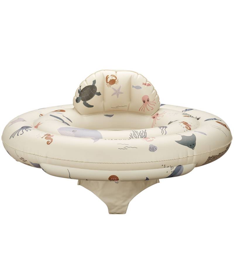 Liewood Schwimmring - Dawn Baby - Sea Kreatur/Sandy - Liewood - One Size - Schwimmring von Liewood