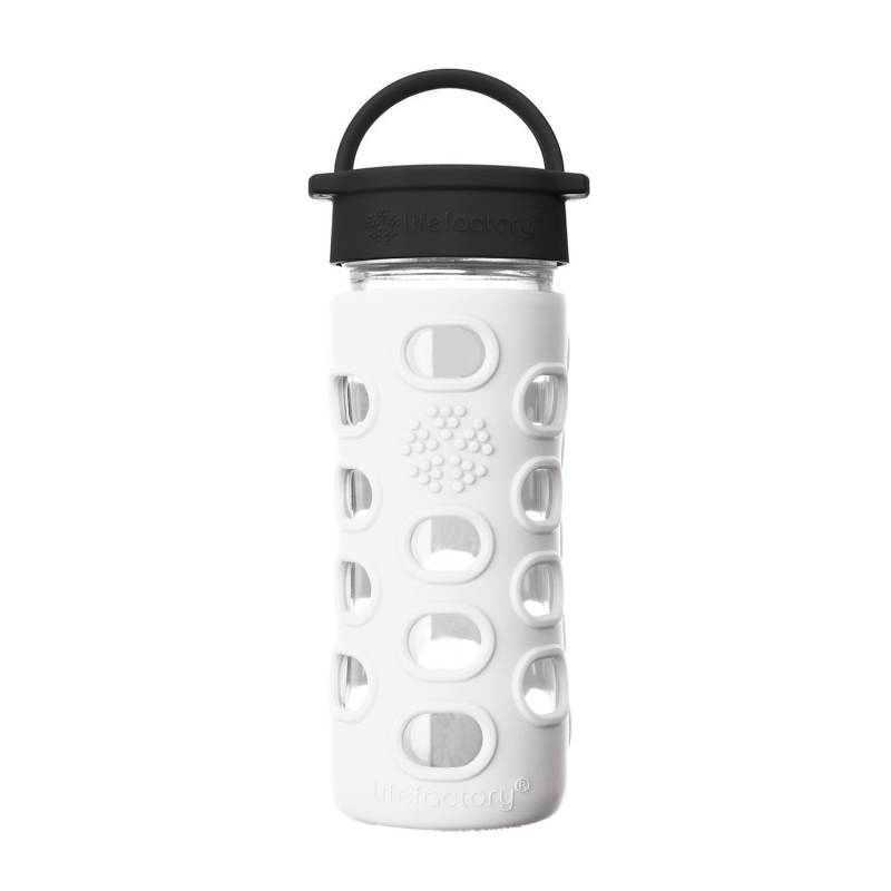Lifefactory Glasflasche - 350 ml - Arctic White von Lifefactory