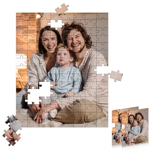 Lifemaison 120 Teile Puzzle individuell Bedrucken,Personalisiertes Puzzle,Personalisiertes Fotopuzzle,Individuelles Puzzle zum Geschenkidee für Erwachsene Kinder Geburtstage,Muttertag,Hochzeiten von Lifemaison