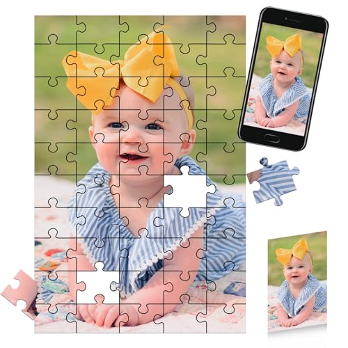 Lifemaison Personalisiertes Foto-Puzzle 50 Teile,Fotopuzzle selbst gestalten,Individuelles Puzzle mit Bild,Gestalte Dein individuelles Fotopuzzle für Geburtstage, Muttertag, Valentinstag & Hochzeiten Lifemaison Personalisiertes Foto-Puzzle 50 Teile,Fotopuzzle selbst gestalten,Individuelles Puzzle mit Bild,Gestalte Dein individuelles Fotopuzzle für Geburtstage, Muttertag, Valentinstag & Hochzeiten von Lifemaison
